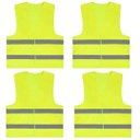 Ver imagem 1 de Kit 4 Colete Segurança Refletivo Sinalização Epi Amarelo Fluorescente Neon Tamanho Xxg