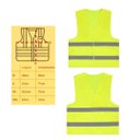 Ver imagem 2 de Kit 4 Colete Segurança Refletivo Sinalização Epi Amarelo Fluorescente Neon Tamanho Xxg