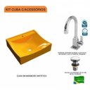 Ver imagem 3 de Kit Cuba Q440 com Torneira Luxo 1195 e Válvula Click 1"g Pol. Compace
