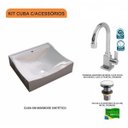 Ver imagem 3 de Kit Cuba Q440 com Torneira Luxo 1195 e Válvula Click 1"g Pol. Compace