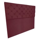Ver imagem 5 de Cabeceira Capitonê Casal 140cm Jade Suede Marsala Slk Decor
