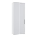 Ver imagem 1 de Guarda Roupa Modulado Alpes 1 Porta Canto Reto - Módulo Luciane:branco