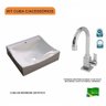 Kit Cuba Q440 com Torneira Luxo 1195 Metal 1/4 Volta Compace - 3