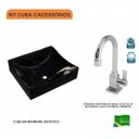 Ver imagem 3 de Kit Cuba Q440 com Torneira Luxo 1195 Metal 1/4 Volta Compace