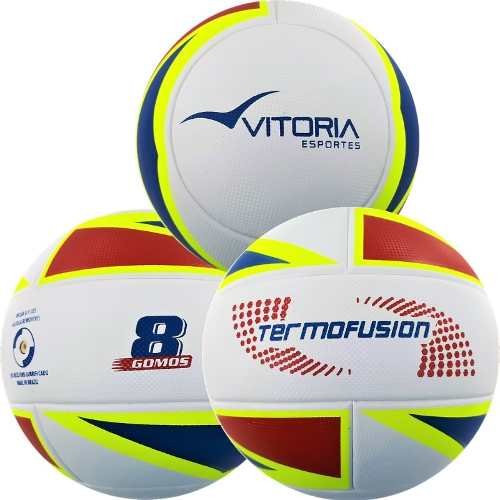 Kit 5 Bolas Futsal Vitoria Oficial Termofusion Max 1000 - Branco - 3
