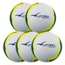 Kit 5 Bolas Futsal Vitoria Oficial Termofusion Max 1000 - Branco - 1