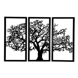 Kit Quadro Decorativo Arvore Da Vida Quadros Grandes - 4