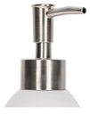 Ver imagem 4 de Kit Lavabo Marmorizado Branco Luxo 3 Peças