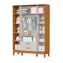Ver imagem 6 de Quarto de Bebê Guarda Roupa + Cômoda Infantil 4g Areia Savana Flip