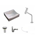 Ver imagem 2 de Kit Cuba Q440 com Torneira Pratika 1060 Metal e Válvula 1 Pol. Sifão Cromado e Flexível Compace