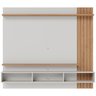 Painel Home Suspenso Para TV 70 Polegadas Juriti Off White Matte Freijo CLB - 5