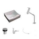 Ver imagem 2 de Kit Cuba Q440 com Torneira Pratika 1060 Metal e Válvula Click 1"b Sifão Pvc e Flexível Compace