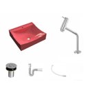 Ver imagem 2 de Kit Cuba Q440 com Torneira Pratika 1060 Metal e Válvula Click 1"b Sifão Pvc e Flexível Compace