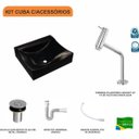 Ver imagem 3 de Kit Cuba Q440 com Torneira Pratika 1060 Metal e Válvula Click 1 Pol. Sifão Pvc e Flexível Compace