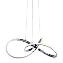 Ver imagem 3 de Lustre Pendente Taschibra Design Tóquio 30w Led 45cm Luz Quente 3000k Bivolt Cromado
