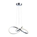 Ver imagem 2 de Lustre Pendente Taschibra Design Tóquio 30w Led 45cm Luz Quente 3000k Bivolt Cromado