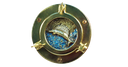 Ver imagem 5 de Porta Chaves Vigia Náutico Artesanal Iate Latão E MDF SAT Vigia Náutico Iate
