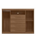 Ver imagem 3 de Cômoda Sapateira 2 Portas 4 Gavetas Master Jatoba Santos Andirá