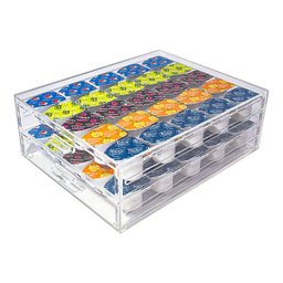 Suporte Acrílico Porta Cápsulas BBlend 2 Gavetas para 50 cápsulas Centauri Acrílicos PC-BB-50 - 5