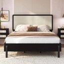 Ver imagem 1 de Cama Casal 152cm com Cabeceira em Palhinha Oslo Móvel na Caixa