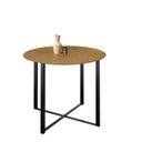 Ver imagem 4 de Mesa com Tampo Redondo 100cm Renata Preto/Ype