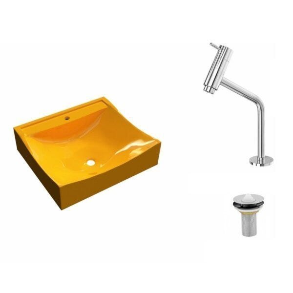 Kit Cuba Q440 com Torneira Pratika 1060 Metal e Válvula 1 Pol. Compace - 2