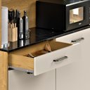 Ver imagem 6 de Armário de Cozinha Compacto Grazi com 4 Portas e Gaveta Ripado 3D Off White
