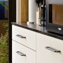 Ver imagem 7 de Armário de Cozinha Compacto Grazi com 4 Portas e Gaveta Ripado 3D Off White
