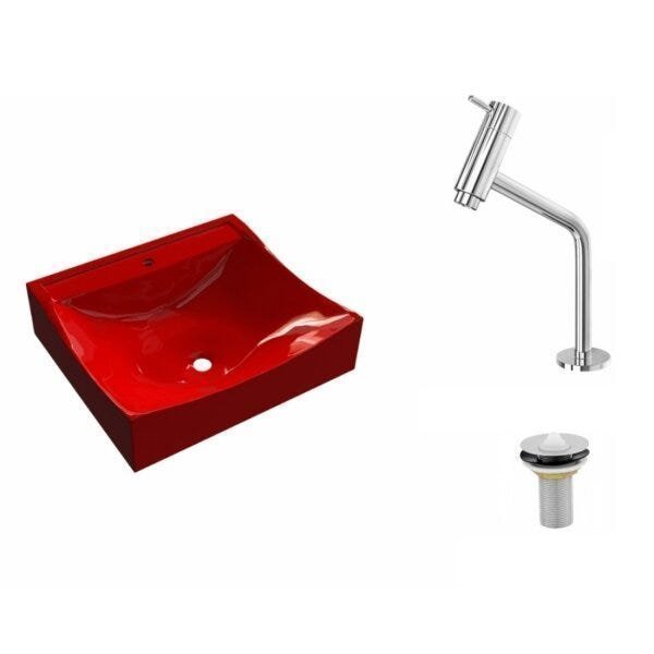 Kit Cuba Q440 com Torneira Pratika 1060 Metal e Válvula 1 Pol. Compace - 2