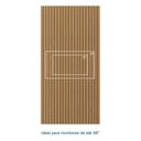 Ver imagem 5 de Painel Ripado para TV até 48 Polegadas 120x250cm Aruá CabeCasa MadeiraOriginals Marrom Jatobá