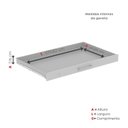 Ver imagem 7 de Mapoteca 10 Gavetas Map10 120,4cm X 122,3cm Aço