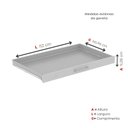 Ver imagem 6 de Mapoteca 10 Gavetas Map10 120,4cm X 122,3cm Aço