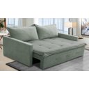 Ver imagem 1 de Sofá sem Caixa Retrátil e Reclinável 1,65m com Molas Marrocos Boucle Menta Mirra Decor