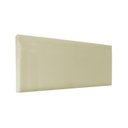 Ver imagem 1 de Cabeceira Estofada para Cama Luxo Lisa Clean Corino Rbl:solteiro Painel/bege