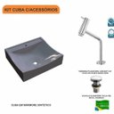 Ver imagem 3 de Kit Cuba Q440 com Torneira Pratika 1060 Metal e Válvula Click 1"g Pol. Compace