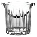 Ver imagem 2 de Balde de Gelo Soho em Cristal Ecológico com Pinça e Alça 1l - Lhermitage