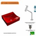 Ver imagem 3 de Kit Cuba Q440 com Torneira Pratika 1060 Metal e Válvula Click 1"g Pol. Compace