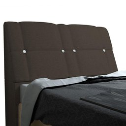 Cabeceira com Baú Itália Cama Box Queen 160 Cm Chocolate - 3 Cabeceira com Baú Itália Cama Box Queen 160 Cm Chocolate - 3