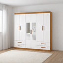 Ver imagem 1 de Guarda Roupa 6 Portas 4 Gav 2 Espelhos Allure -grand Line