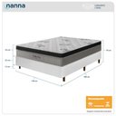 Ver imagem 3 de Cama Box Branca + Colchão Casal Ortho Pro Firme Espuma D33 Pillow Paparazzi 138x188x70cm