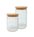 Ver imagem 2 de KIT POTE MANTIMENTOS TAMPA BAMBU 750ML + 950ML BOROSILICATO + RÓTULOS ZAHAV 51728