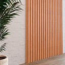 Ver imagem 2 de Fechamento Lateral para Painel Ripado 183cm Marrom/Freijó Madeirado Dalla Costa