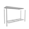 Mesa Inox 120x50x85cm Aço Inoxidável Alta Durabilidade - 2