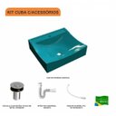 Ver imagem 3 de Kit Cuba Q440 com Válvula Click 1"b Pol. e Sifão Pvc e Flexível Compace