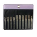 Ver imagem 1 de Kit Limas Diamantada Profissional Flexíveis C/ 10 Peças para Lapidadora - #400