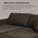 Ver mais imagens de Sofá Cama Retrátil em Madeira Eucalipto e Veludo 230cm Uruguai