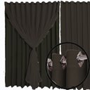 Ver imagem 5 de cortina blackout veneza 5,50 x 2,70 de varão c/ ilhios marro