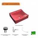 Ver imagem 3 de Kit Cuba Q440 com Válvula Click 1"b Pol. e Sifão Pvc e Flexível Compace
