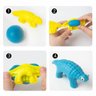 Massinha Para Modelar Dinossauros Educativo Brinquedo Massa - 2