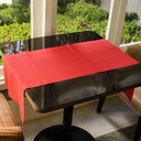Ver imagem 3 de Trilho de Mesa Vermelho - Poliéster, 40x120cm